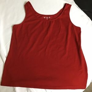 Cato Cotton Spandex Tank Red